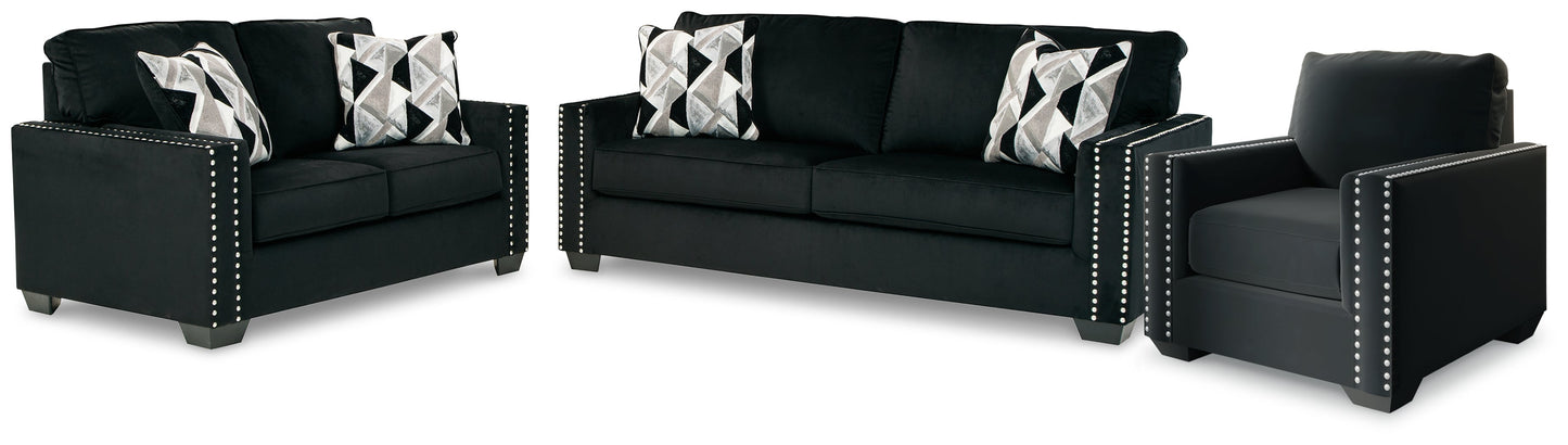 Gleston Sofa and Loveseat with Chair