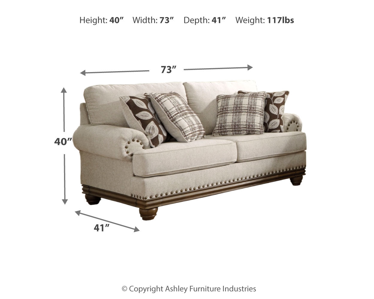 Harleson Sofa, Loveseat, and Ottoman