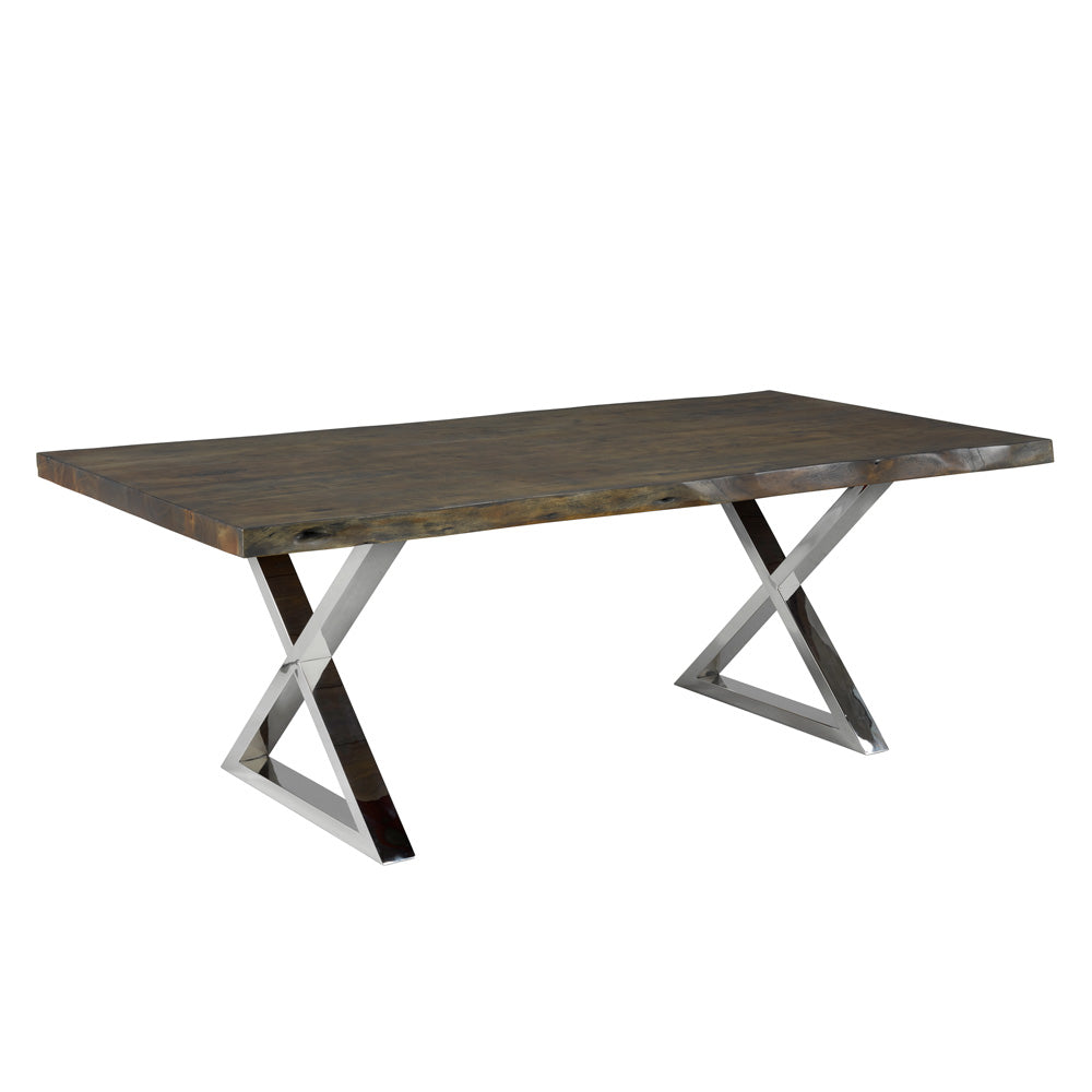 84″ Organic Live Edge Dining Table