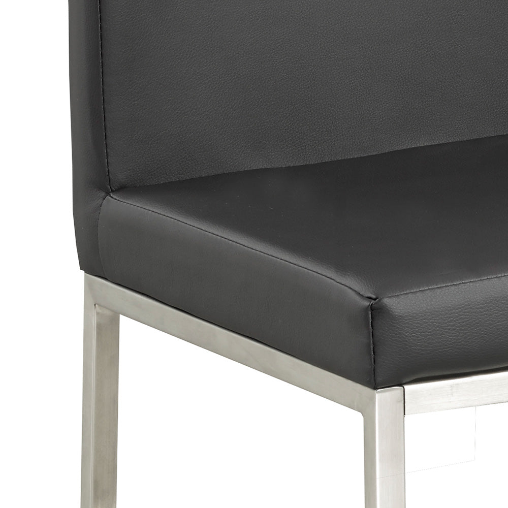 Havana Black Leatherette Counter Chair