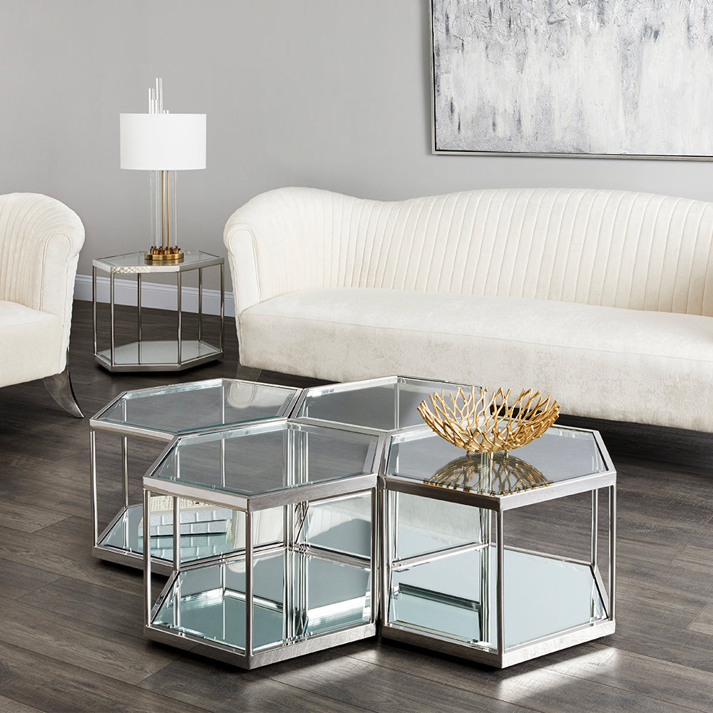 Swainson Coffee Table: Silver