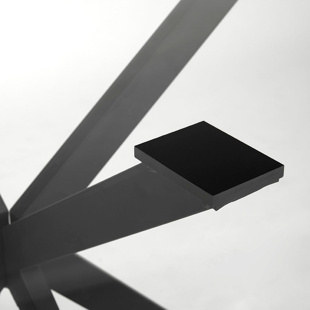 Frances Dining Table Black Frame