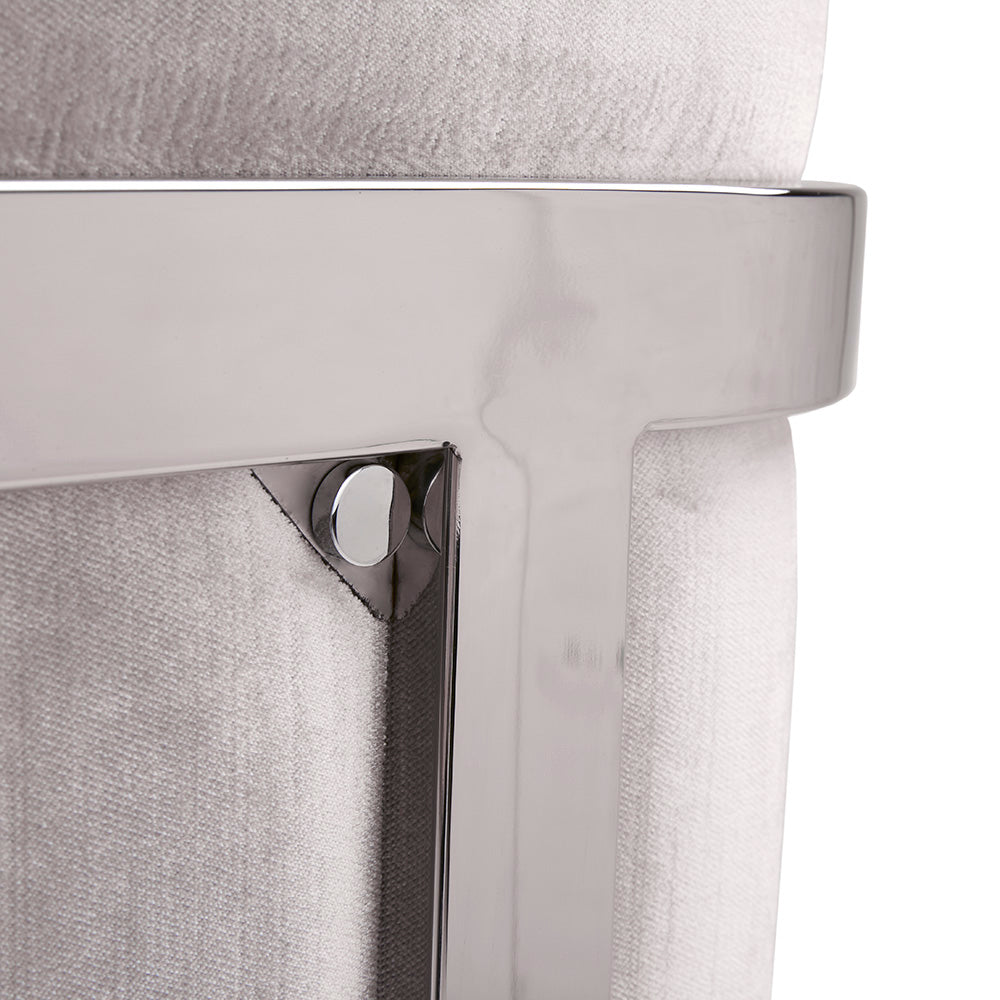 Sullivan Grey Velvet Chair