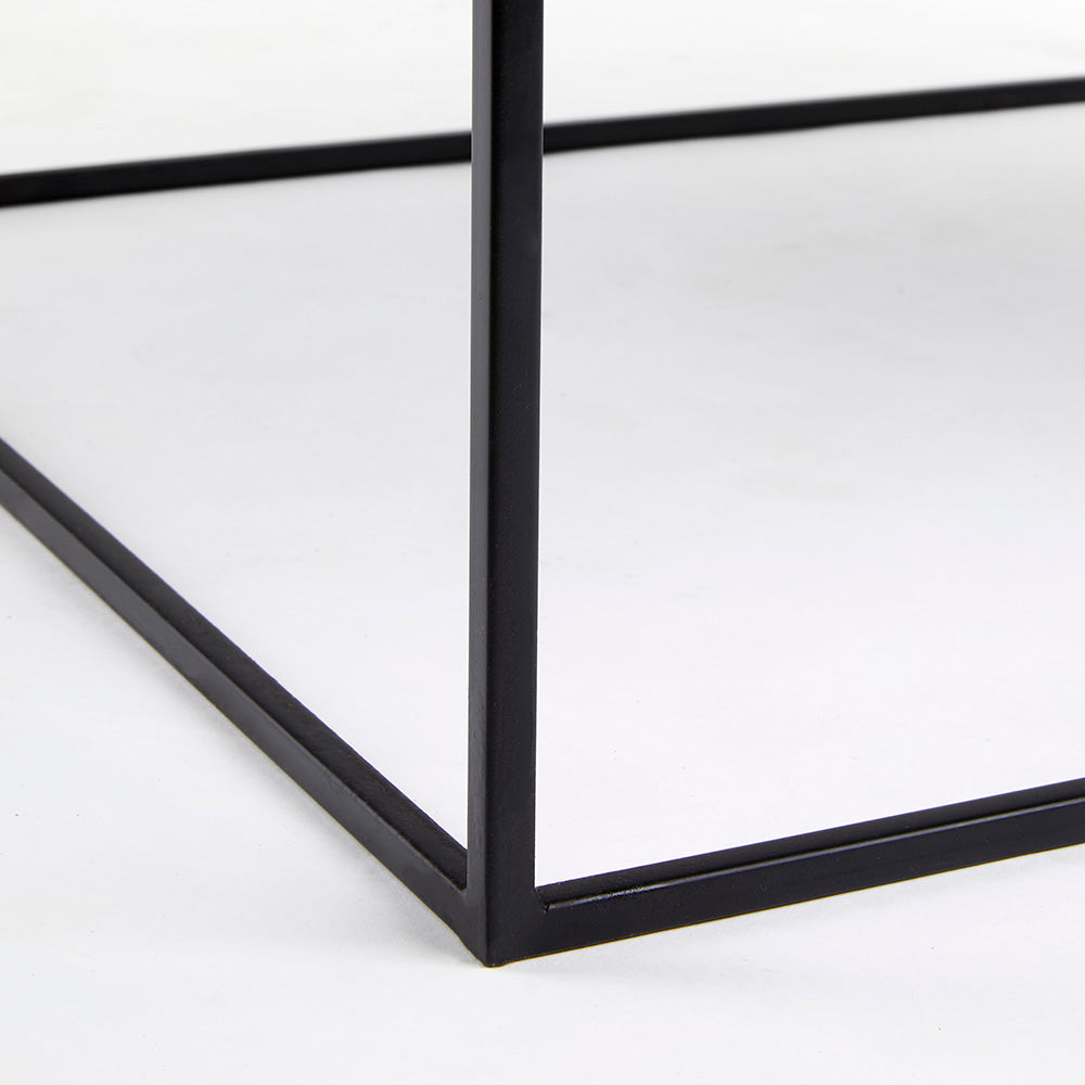 Iron Square Tables: Black