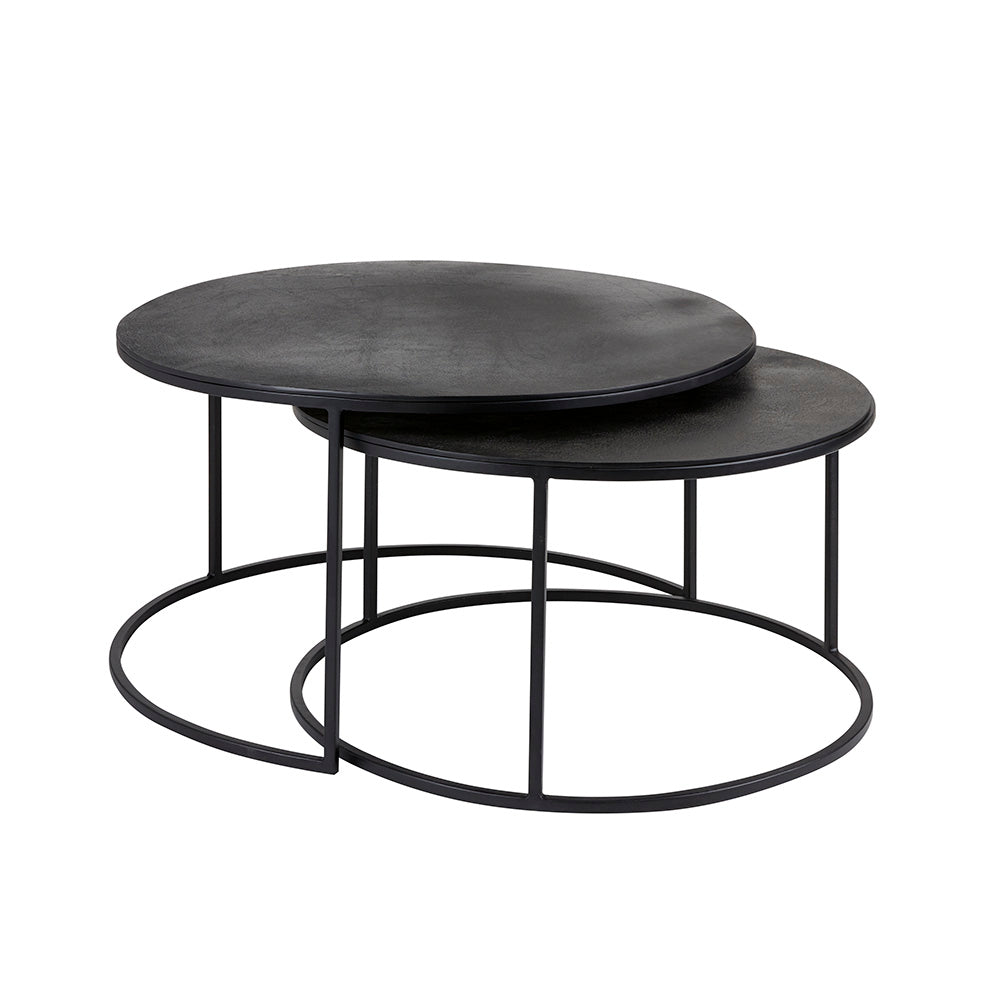 Iron Round Tables: Black