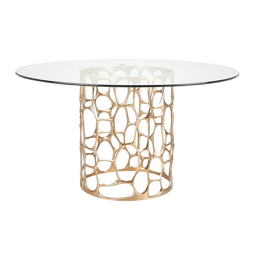Mario Dining Table: Gold