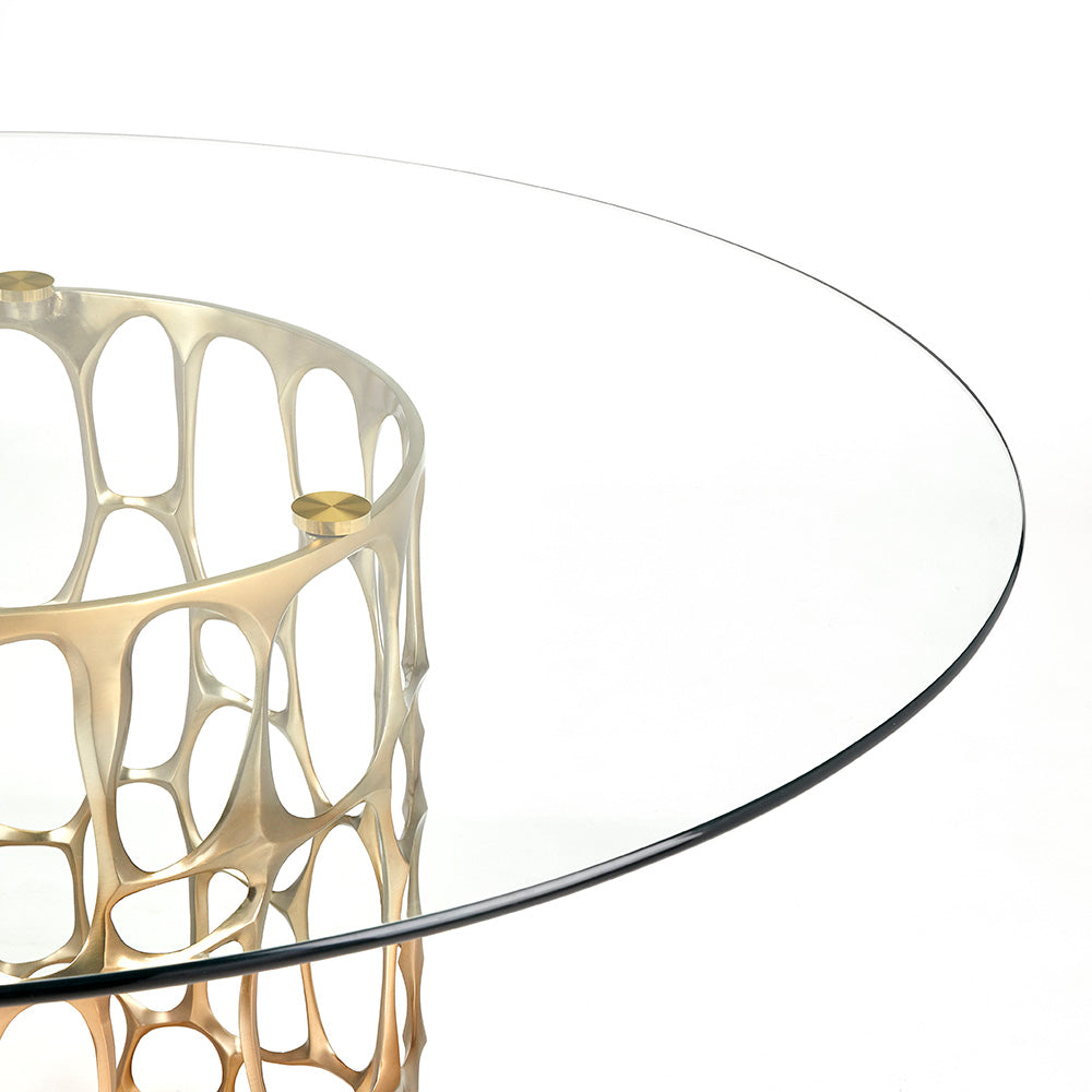 Mario Dining Table: Gold