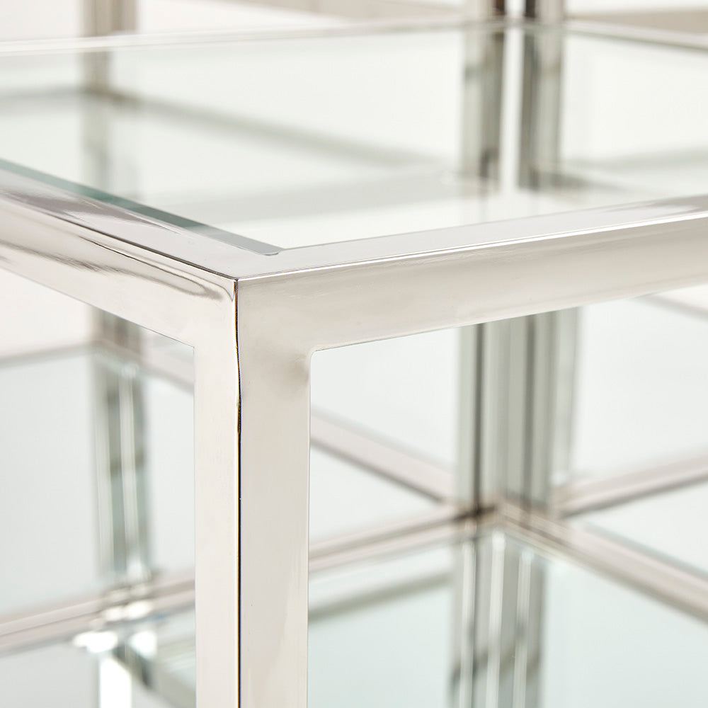 Multi-Level Coffee Table: Silver