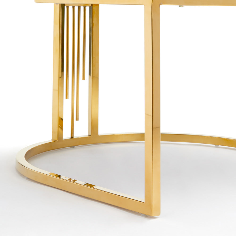 Theo Chair: Java Chocolate Fabric