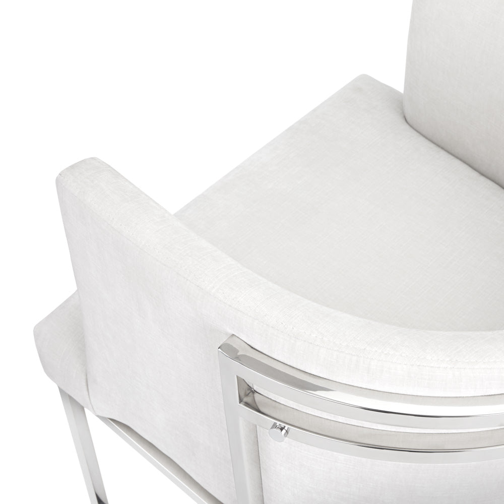 Theo Chair: Contesssa Vanilla Fabric