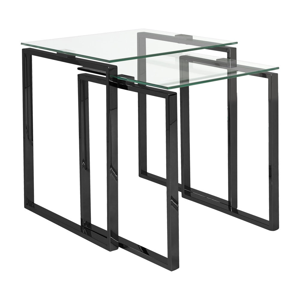Millennium Nesting End Table: Black Frame