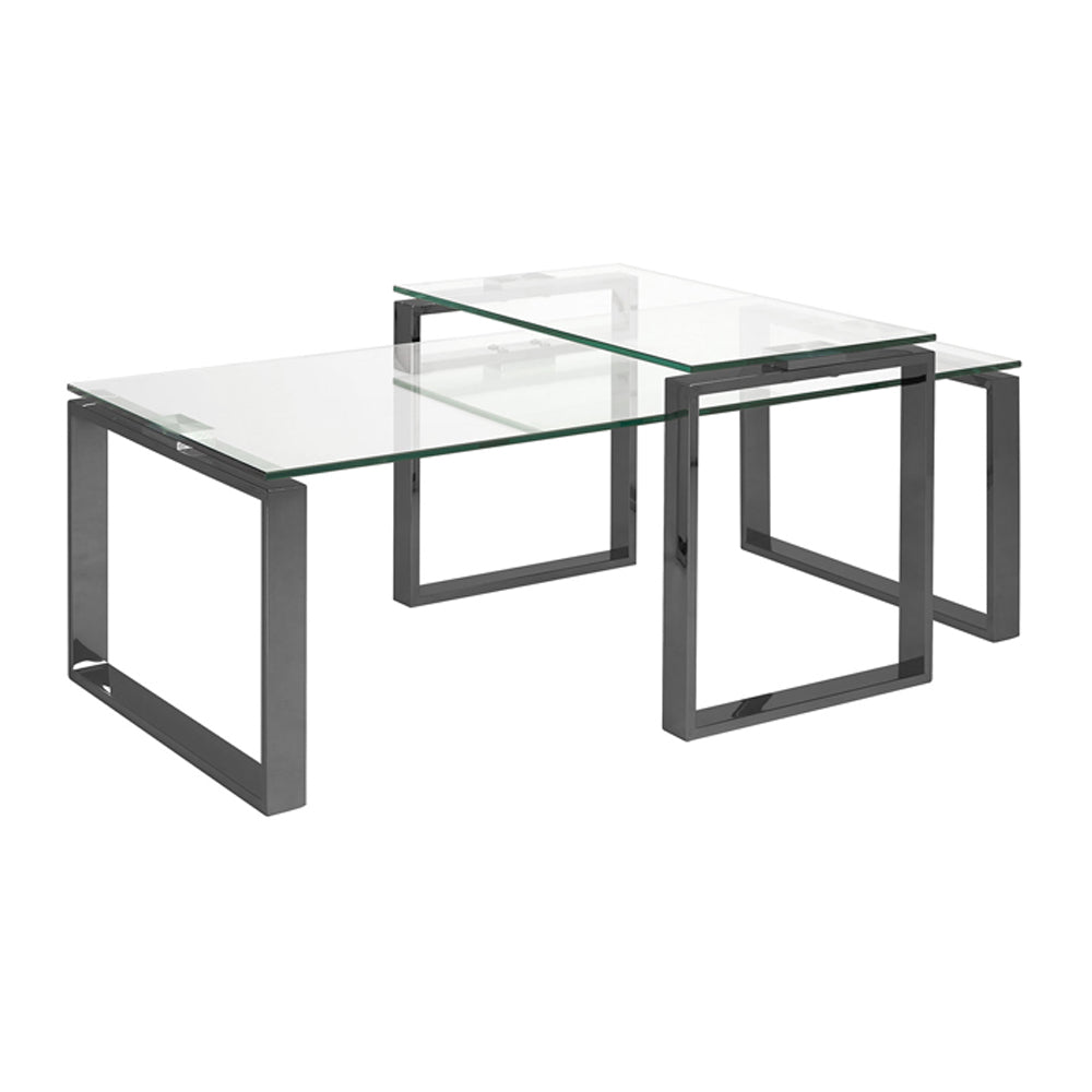 Millennium Nesting Coffee Table: Black
