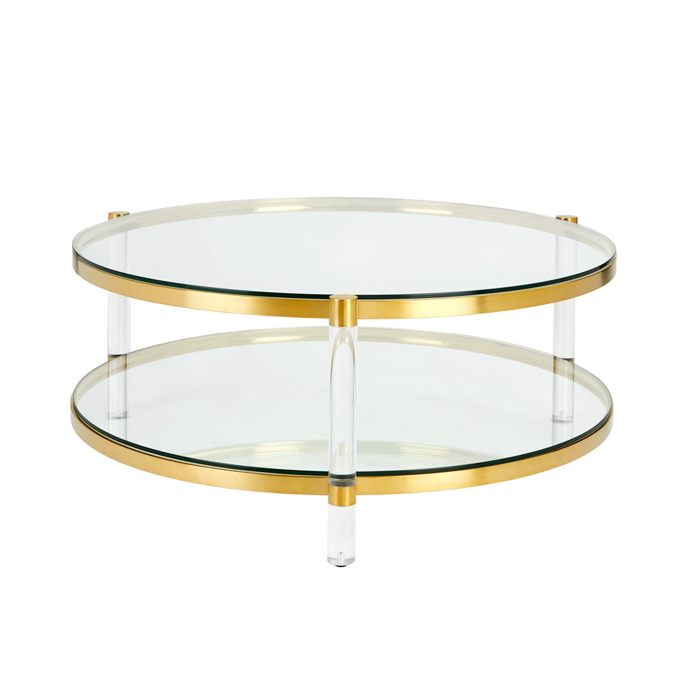 Paloma Coffee Table: Gold