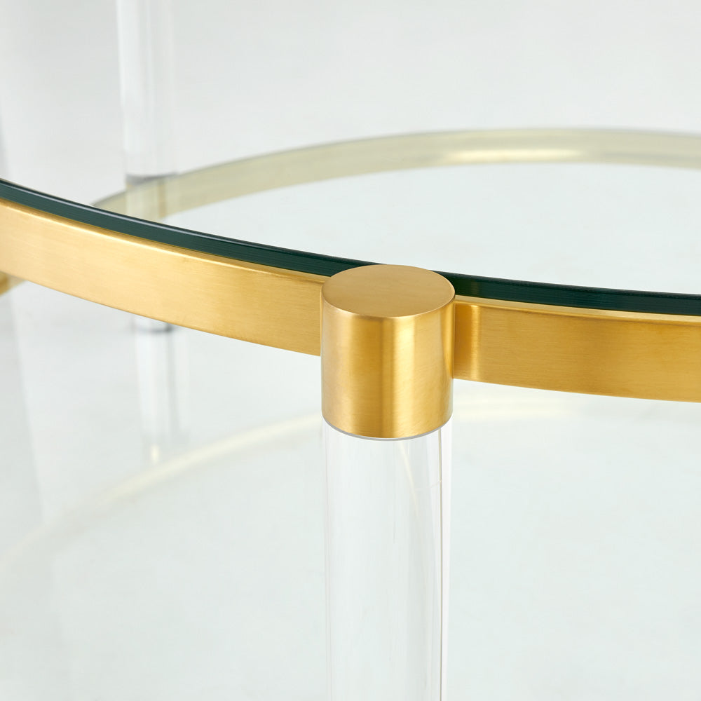 Paloma Coffee Table: Gold