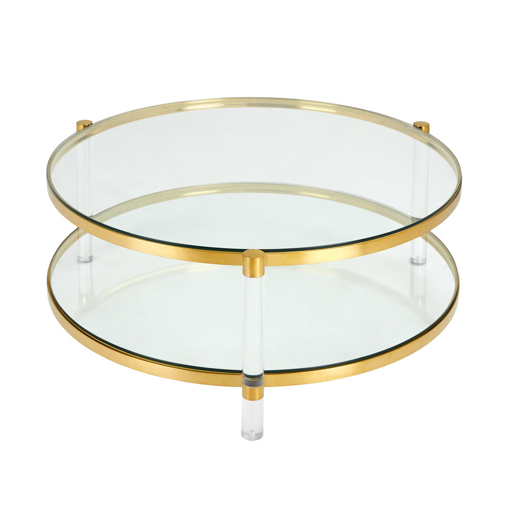 Paloma Coffee Table: Gold