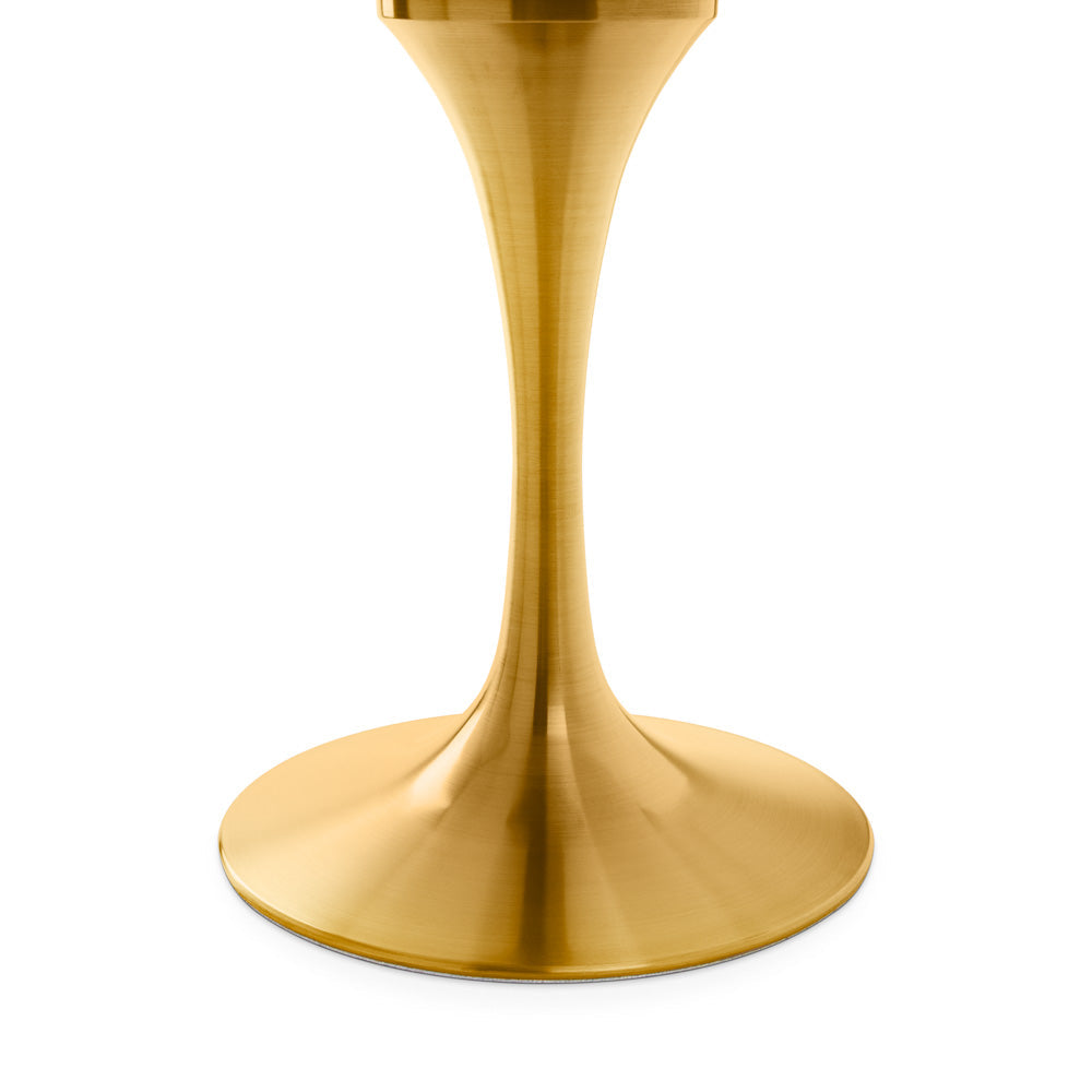 Kyros Dining Table: Matte Gold