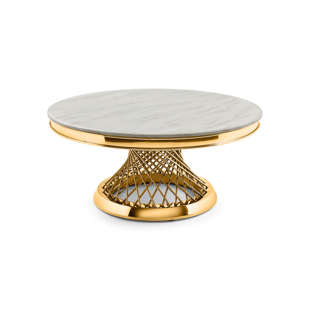 Bailey Coffee Table: Gold