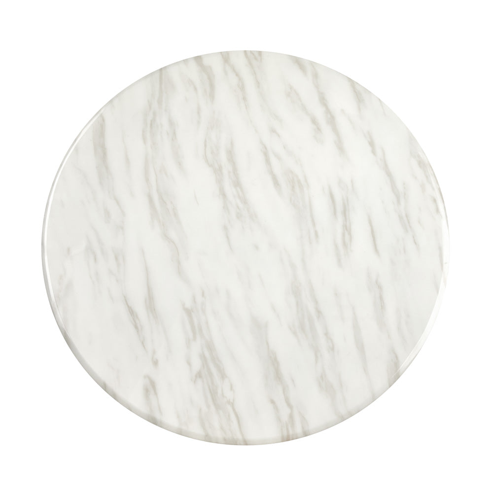 Bailey Dining Table - Polished Steel