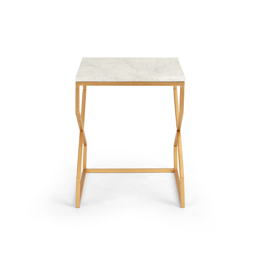 Herbert Gold Nesting End Tables (Set of 2)