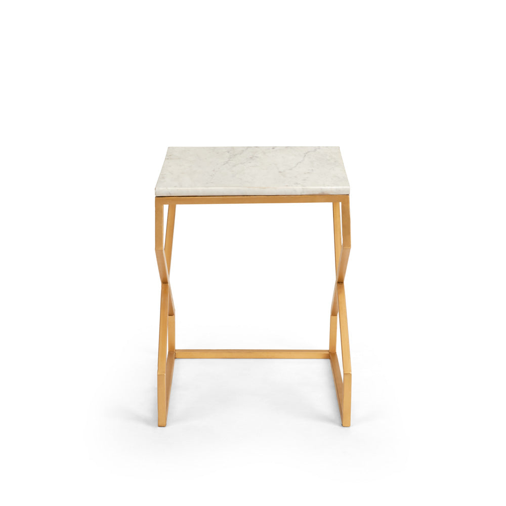 Herbert Gold Nesting End Tables (Set of 2)