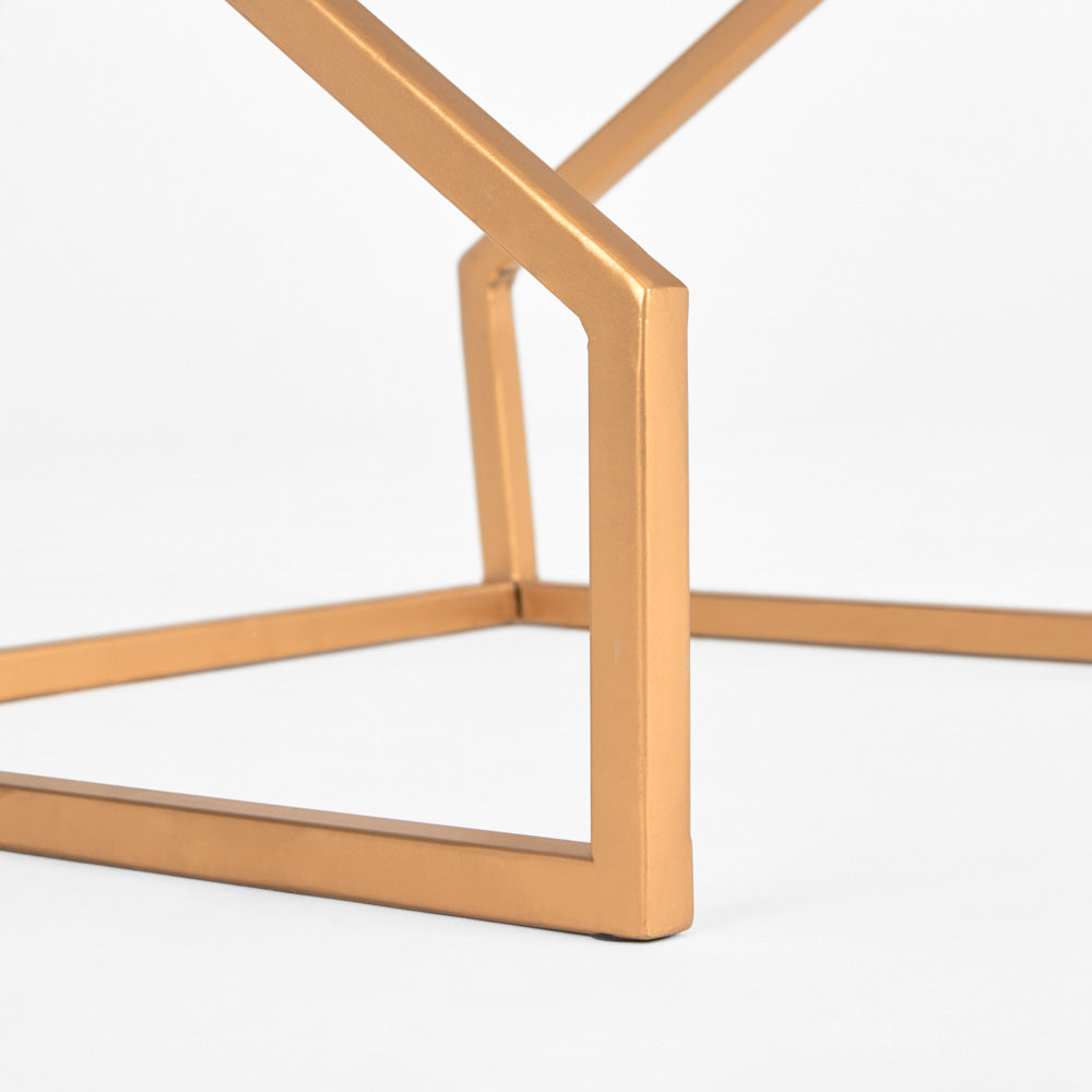 Herbert Gold Nesting End Tables (Set of 2)