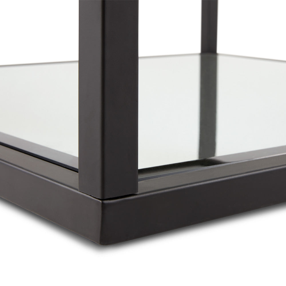 Caspian Square Coffee Table: Condo Size Black