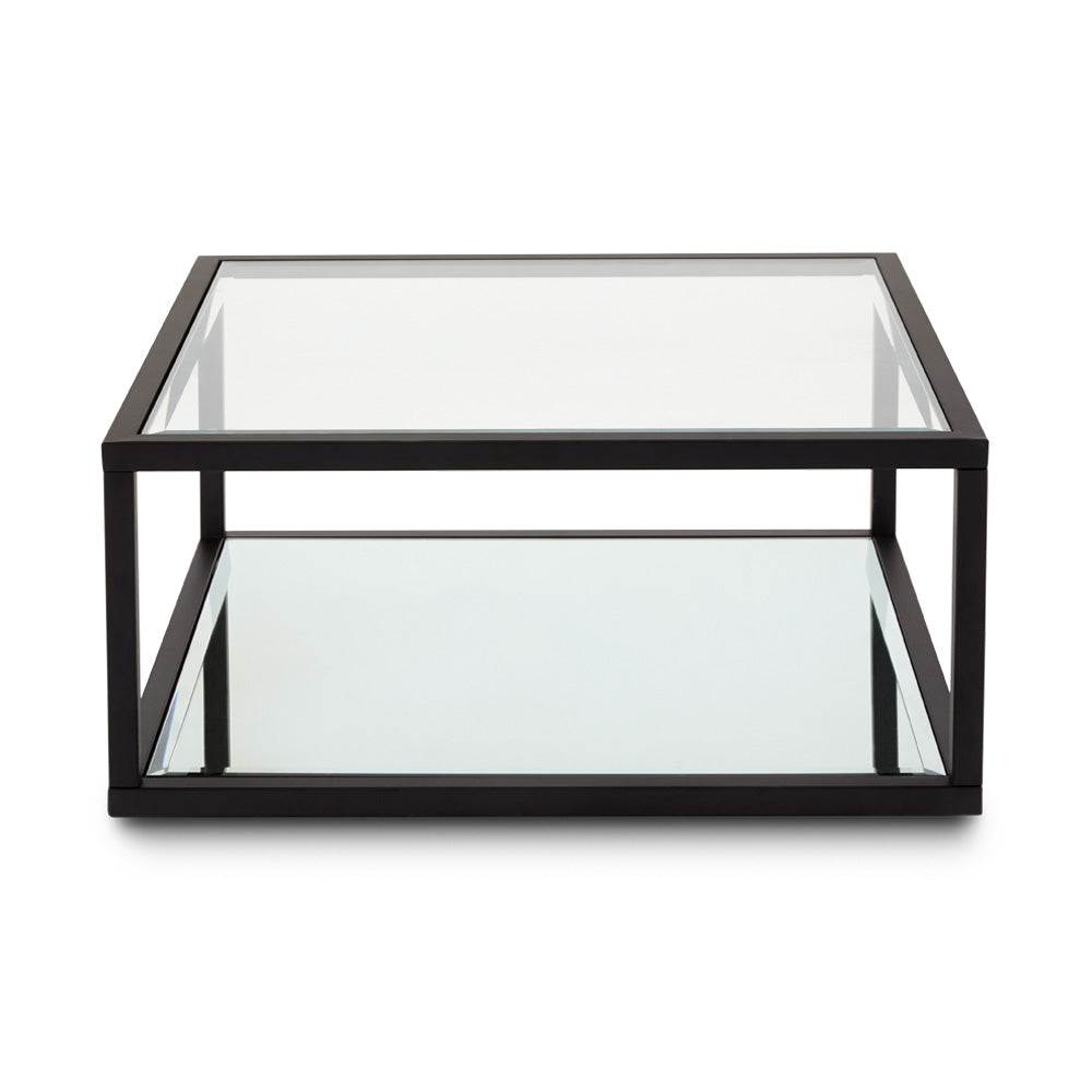 Caspian Square Coffee Table: Condo Size Black