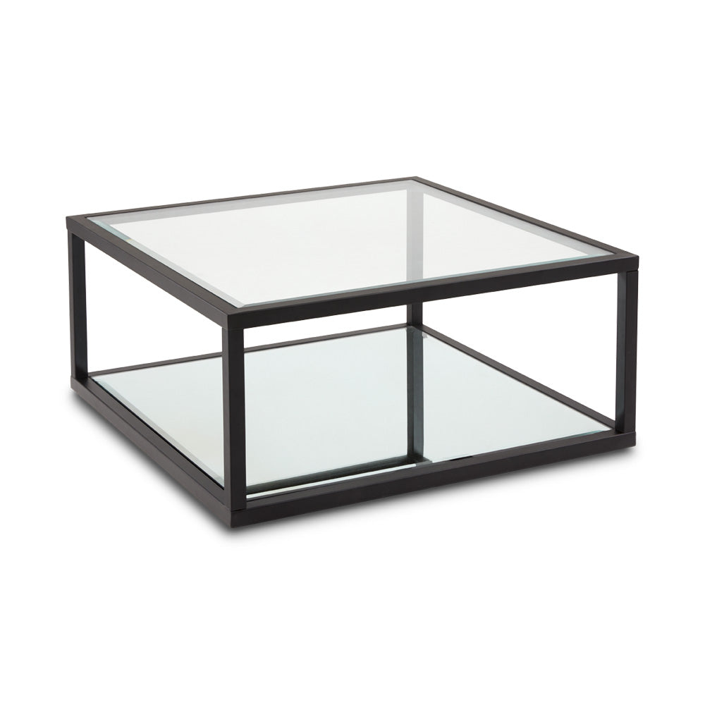 Caspian Square Coffee Table: Condo Size Black