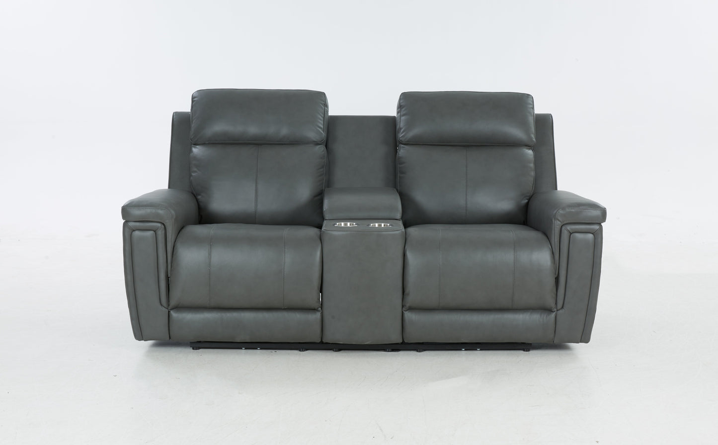 Masher Power Reclining Loveseat with Console and Lumbar
