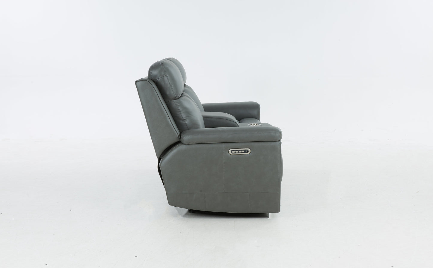 Masher Power Reclining Loveseat with Console and Lumbar