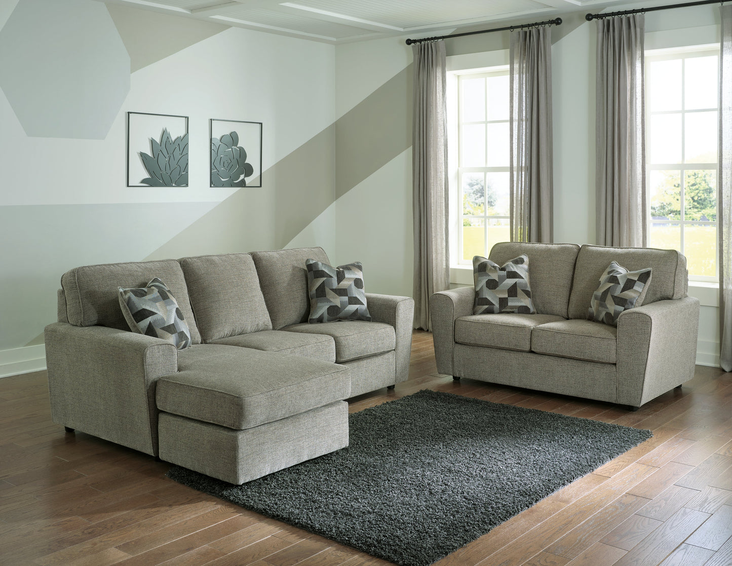 Cascilla Sofa Chaise and Loveseat