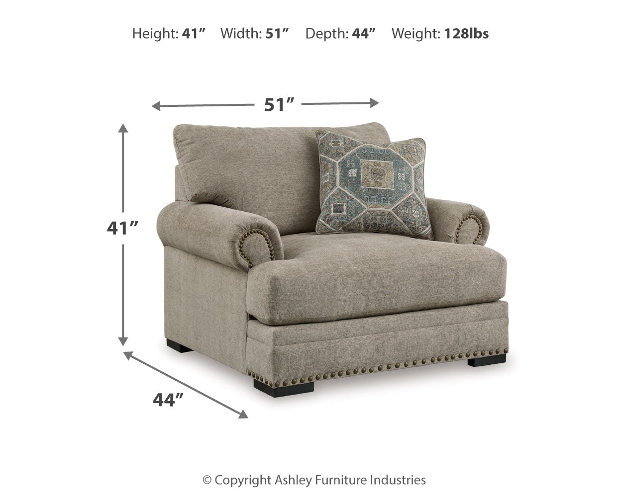 Galemore Sofa, Loveseat, Oversized Chair and Ottoman
