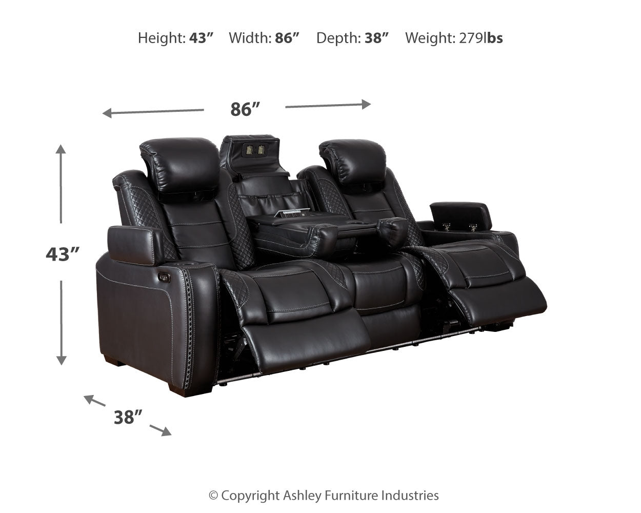 Party Time Power Reclining Sofa