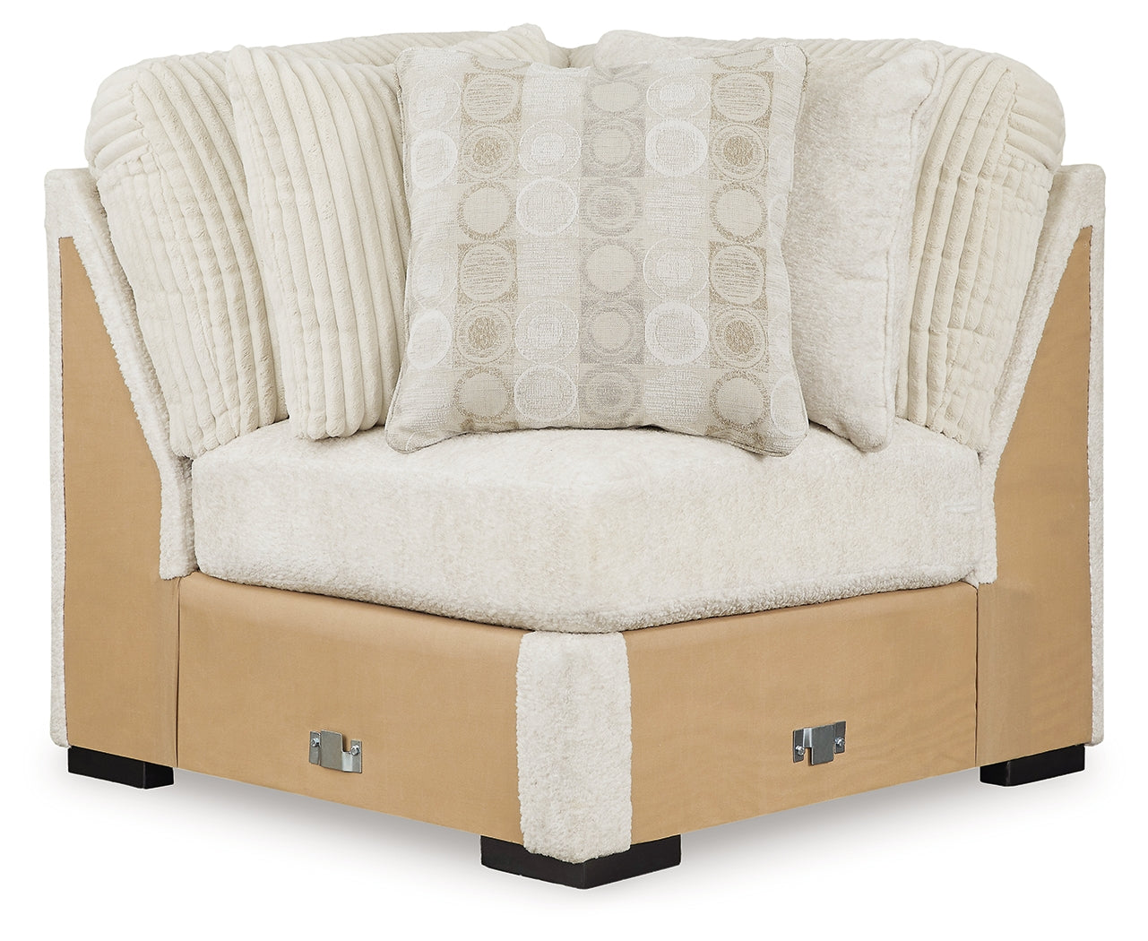 Chessington 4-Piece Sectional and Oversized Accent Ottoman