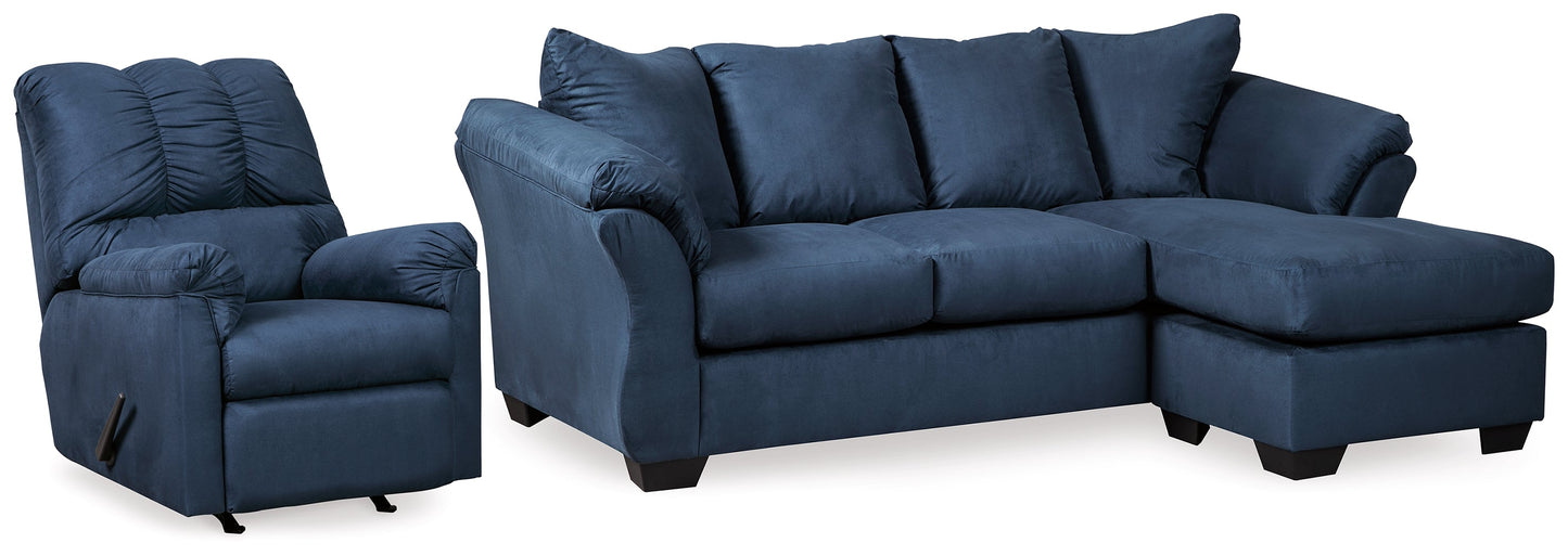 Darcy Sofa Chaise and Recliner