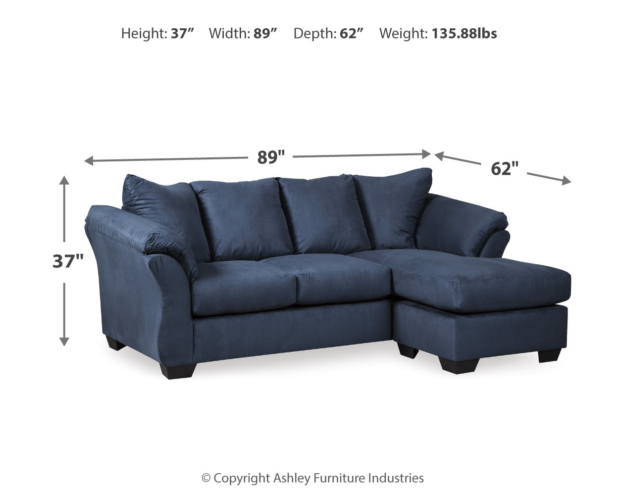 Darcy Sofa Chaise and Recliner