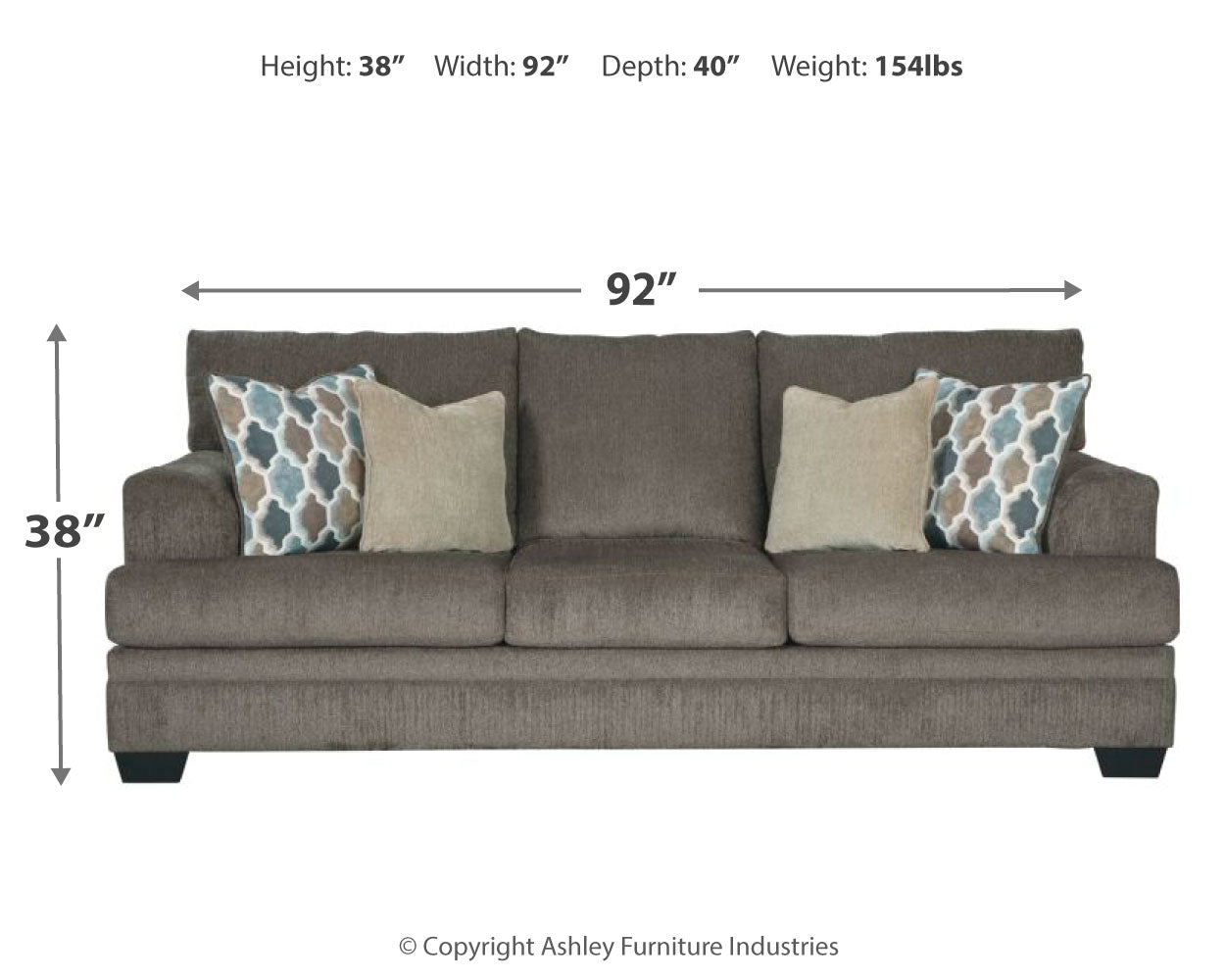 Dorsten Sofa, Oversized Chair and Ottoman