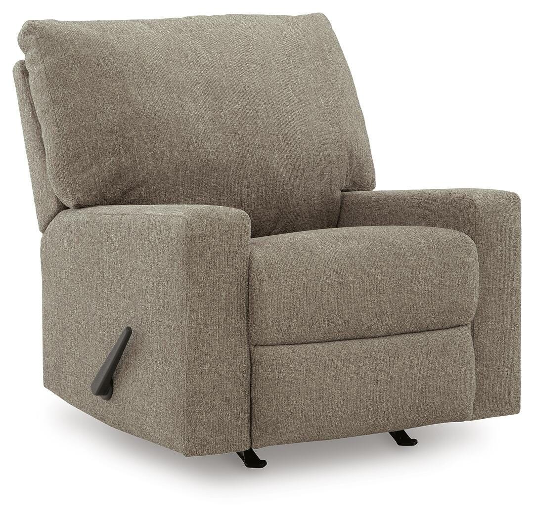 Newellen - Rocker Recliner - Beige - Fabric