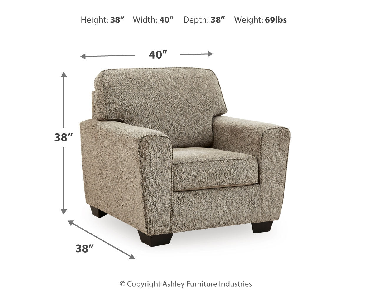 McCluer Chair and Ottoman