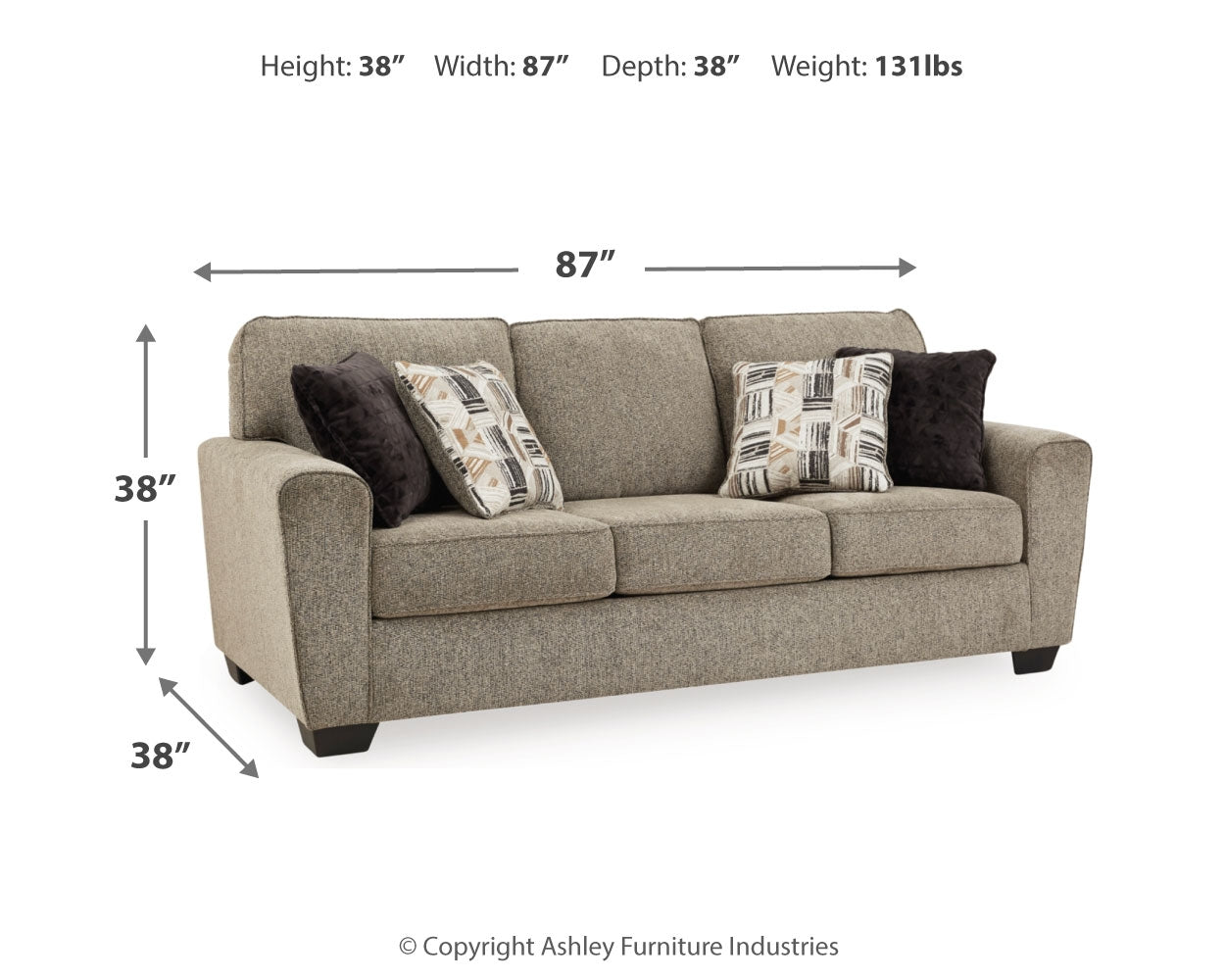 McCluer Sofa, Loveseat and Chair