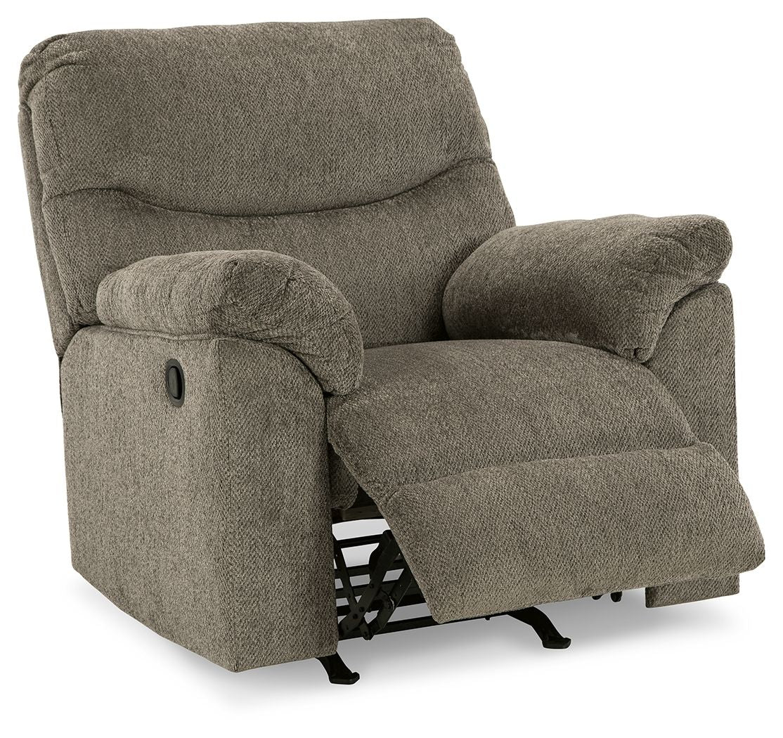 Alphons - Rocker Recliner - Fabric - Putty
