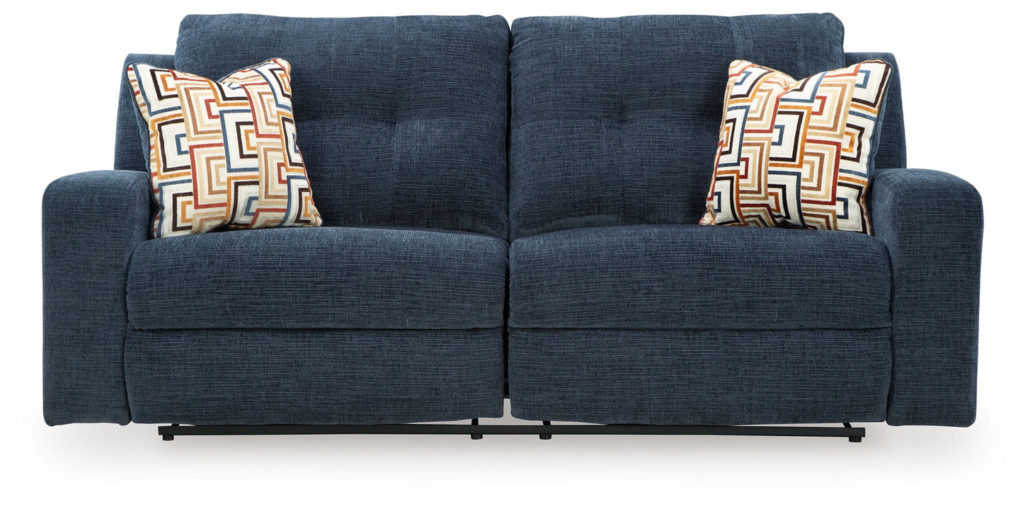 Danum - 2 Seat Reclining Sofa - Fabric - Ink