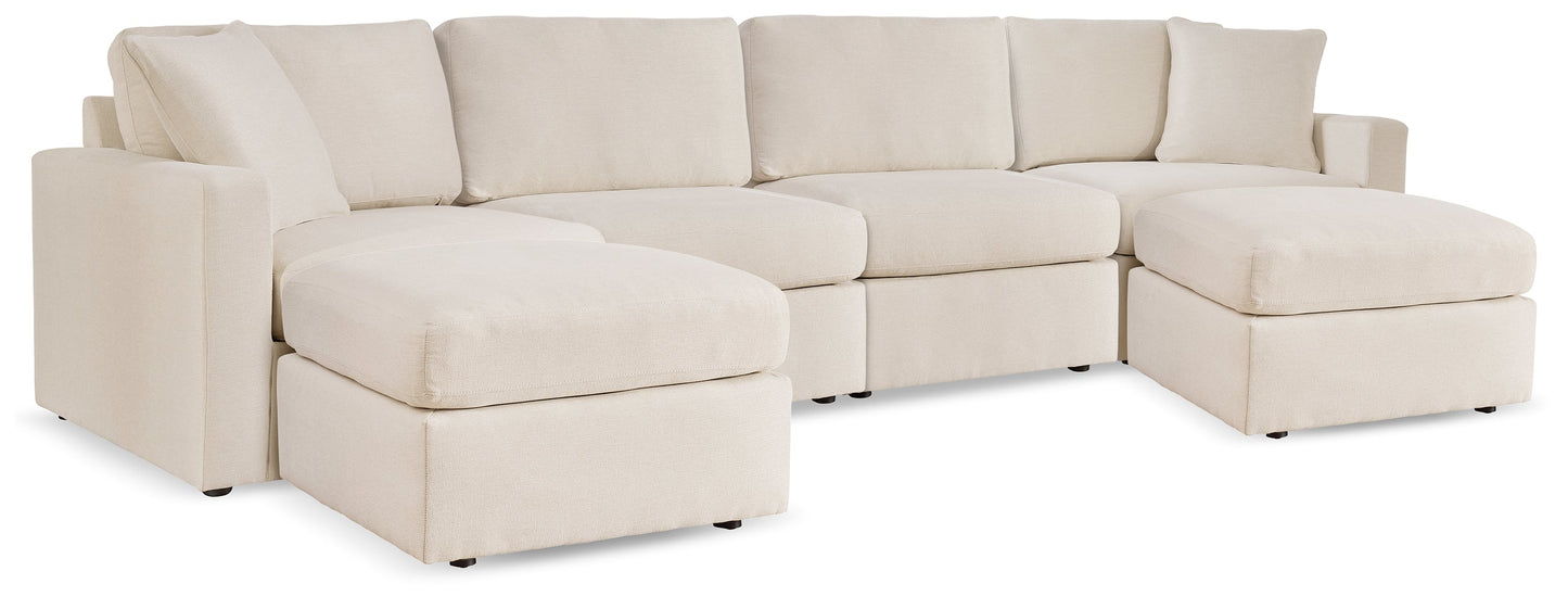 Modmax 4-Piece Sectional and 2 Ottomans