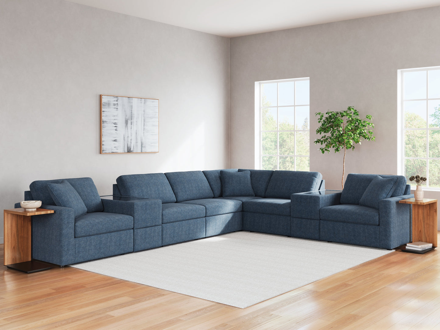 Modmax 8-Piece Sectional and Ottoman