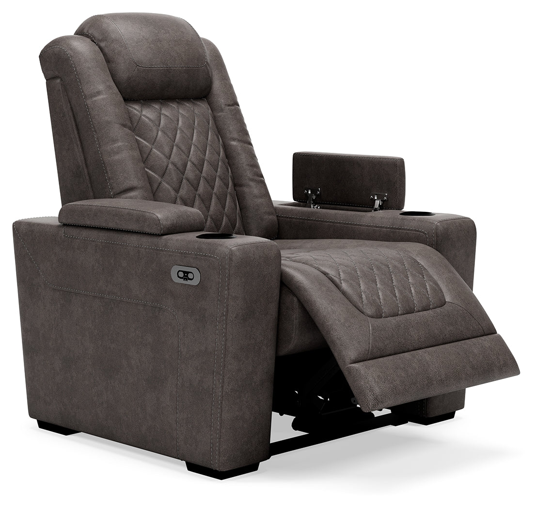 HyllMont Power Reclining Sofa and Power Recliner