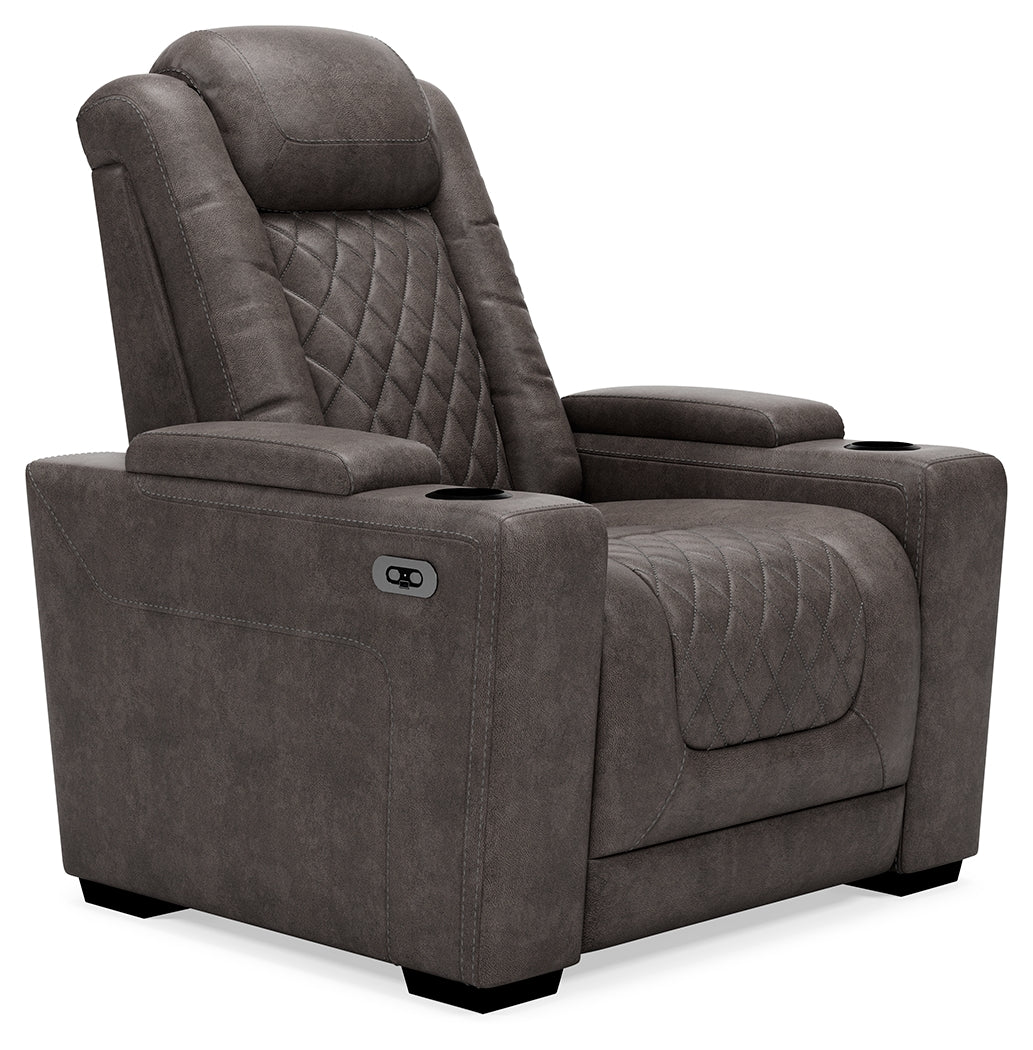 HyllMont Power Reclining Sofa and Power Recliner