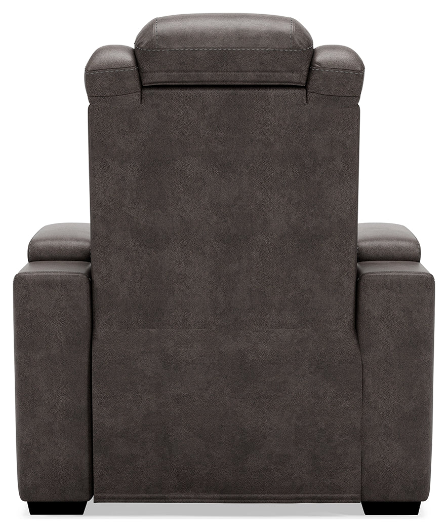 HyllMont Power Reclining Sofa and Power Recliner