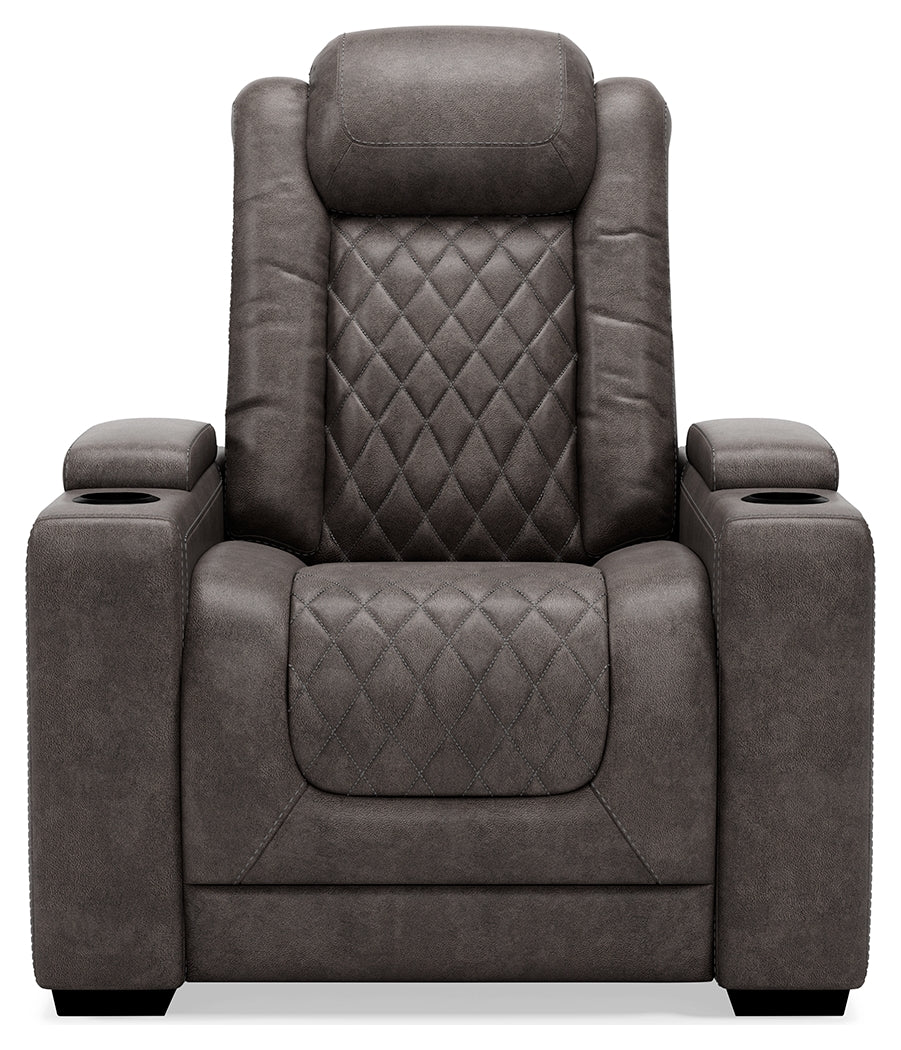 HyllMont Power Reclining Sofa and Power Recliner