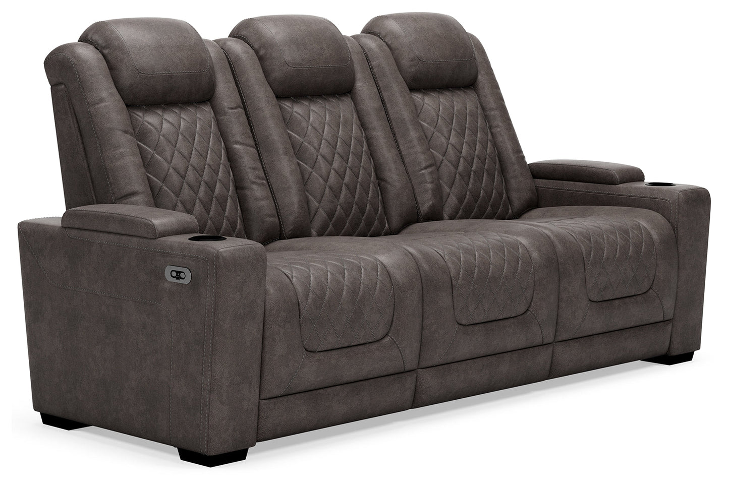HyllMont Power Reclining Sofa and Power Recliner