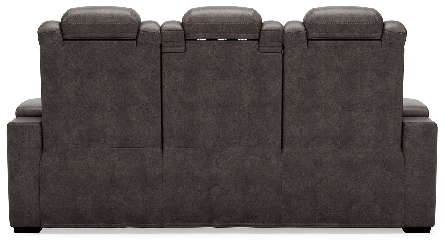 HyllMont Power Reclining Sofa and Power Recliner